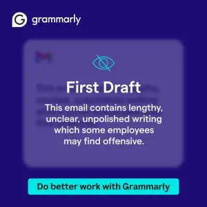 curiosity gap ad blurring an email behind a frosted-glass overlay